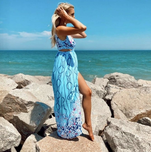 Nwt Lilly Pulitzer Marcia Maxi 
